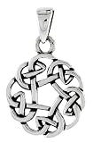 Sterling Silver Celtic Knot Pendant, 13/16 in. (21mm)