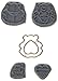 Art Impressions 4736 Mini Spinners Stamp & Die Set, 7