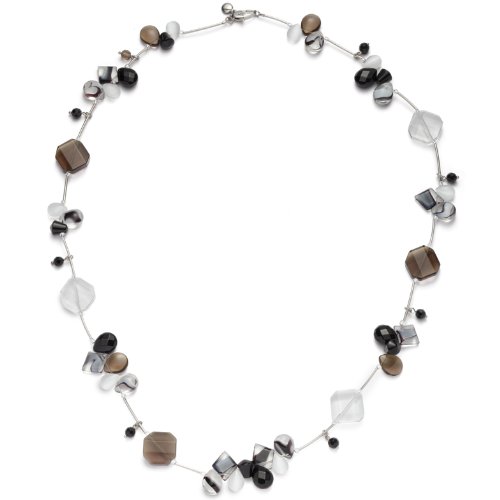 Leonardo Fashion Damenkette schw./wei&szlig; Colours 011936 Preisvergleich
