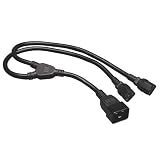 Tripp Lite P032-002-2C13 C20 to 2 x C13 AC Power Splitter Y Cable (2 Feet)