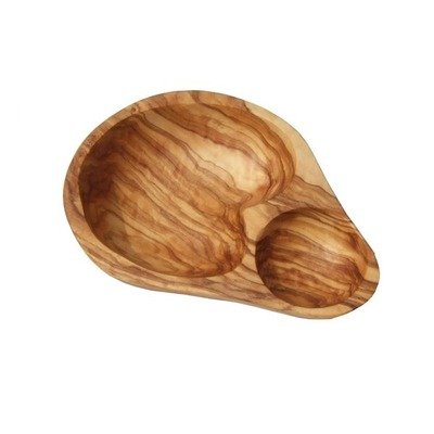 Naturally Med - Olive Wood Olive Serving Dish 7 inch