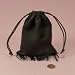 Medicine Bags: Faux Suede (Black)