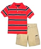 Nautica Vinalhaven 2-Piece Outfit (Sizes 2T - 4T) - carmine, 2t