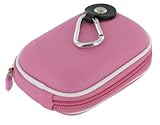 rooCASE EVA Hard Shell (Pink) Carrying Case with Memory Foam for Canon Powe ....
