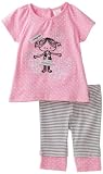 Cutie Pie Baby-girls Newborn 2 Piece Pretty Girl T-Shirt and Capri Set