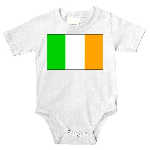 Baby clothes with map, Ireland, Irish