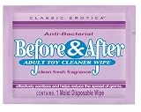 Before & After Adult Toy Cleaner, Pack of 12 Individually Wrapped Wipes