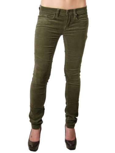 BLANK DENIM OLIVE SKINNY CORDS