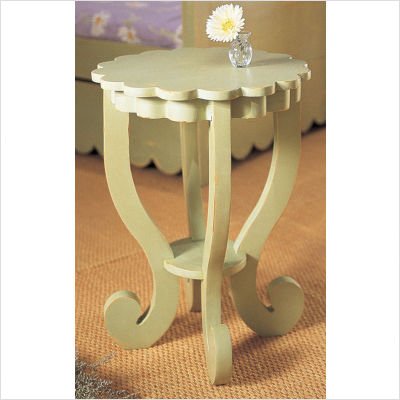 Alligator I6301 - XX Scallop End Table Finish: Butter Alligator I6301 - XX Scallop End Table Finish: Butter