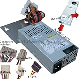 Dell 1N405 200 Watt Power Supply Upgrade for Dimension 4300S, 4500S, NPS-180ABA, HP-U1806F3, NPS-180BB, HP-U180F3, 4E044, Optiplex GX60, GX240, GX260 Small Desktop, NPS-180-AB, NPS-180BBA, 01N405, PS-5161-1D1, Liteon, Newton