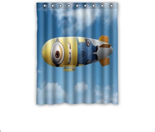 Custom Minions Despicablimp Window Curtain Drapery/Panels/Treatment Polyester Size 52w x 63h inches(One Piece)