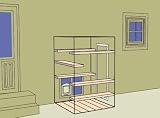 A Room With A View Petit Outdoor Cat Enclosure Color: Galvanized