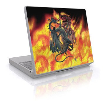 Childrens Toyshop  Video Games : Laptop Skin (Can be trimmed to fit most laptops.) (15" x 12") - Dragon Wars