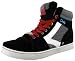 GREEDY GENIUS Cool Breeze Mens Classic Retro Athletic High Top Skate Sneaker Shoes Black
