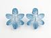 Blue Plumeria Flower - Baby Girl & Toddler Hair Clips