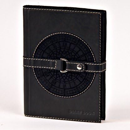 A5 - STIER - Leder NOTIZBUCH / TAGEBUCH / BUCHUMSCHLAG - hochwertige Handarbeit Made in Europe - 240 Seiten - Braun - liniert