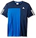 adidas Performance Boys Club Trend Tee, Bright Blue, X-Small