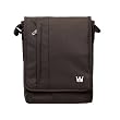 CaseCrown Vertical Multi-Pocket Messenger Bag (Chocolate Brown) for Acer Iconia Tab W500