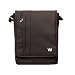 CaseCrown Vertical Multi-Pocket Messenger Bag (Chocolate Brown) for Apple iPad and iPad 2