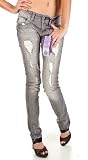 Flying Monkey Jeans Gray Sequin Skinny Jeans