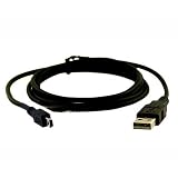 SKQUE Mini USB Straight Data Cable for Garmin Nuvi 1350T, 1370T, 1390T, 1490T, 270
