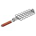 Charcoal Companion Non-Stick Adjustable Sausage Grilling Basket
