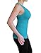 NOTOE Solid Color Athleisure Activewear Ribbed Racerback Seamless Tank Top