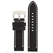 Panerai Style Watch Band Thick Leather Like Original Heavy Buckle Black 26 millimeter by Tech Swiss
