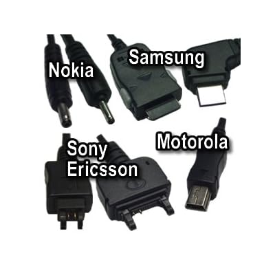 All in 1 Emergency Mobile Cell Phone Battery Power Charger - 7 adapters - Nokia, Samsung, Sony Ericsson, Motorola phones adapter