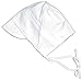 Cotton Christening Baptims Pique Longall with Tucks and Embroidery and Hat