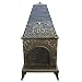 Deeco DM-0039-IA-C Aztec Allure Cast Iron Pizza Oven Chiminea