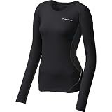 Brooks Women's Equilibrium Long Sleeve Tee, Black, Medium : image