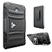 Nexus 6 Case, CellBee® [Life Companion] Google Nexus 6 Case Dual Layer Heavy Duty Holster Case with Kickstand and Locking Belt Swivel Clip for Google Nexus 6 (Rigid Metal)