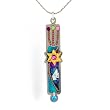 Purple Mezuzah Necklace