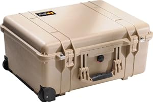Pelican 1560 Case with Foam for Camera (Desert Tan)