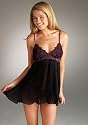 Flora Nikrooz Zoe Babydoll with Matching G-String Sleepwear