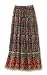 Paisley Print Crinkle Skirt