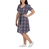 Women's Plus-Size Converse® One Star® Blue Sleeveless Woven Dress