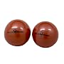 Natural Fitness Pair Soft Weighted Balls Pair, 4-Pounds Each (Red Rock)