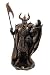 Norse God Pagan Viking Loki Statue Bronze Finish 10 3/4" Tall