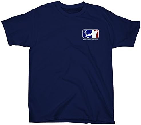 Major League Bowhunter Men's Fletcher Short Sleeve Tee, Navy, XX-Large