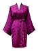 Kimono (Short) - Silk Jacquard (Fuchsia)
