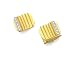 Solid Gold and Diamond Cufflinks