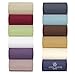 Cosy House Collection Premium Rayon Derived from Bamboo Bed Sheet Set - Cooling Blend - Deep Pocket, Ultra Soft & Breathable Bedding - 4 Piece Set (Queen, Navy Blue)