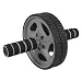 Strauss Double Exercise Wheel (Grey/Black) RS.390.00