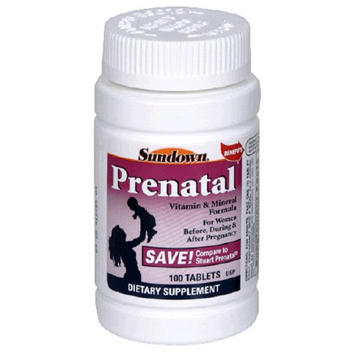 Sundown Prenatal, 100 Tablets (Pack of 2)