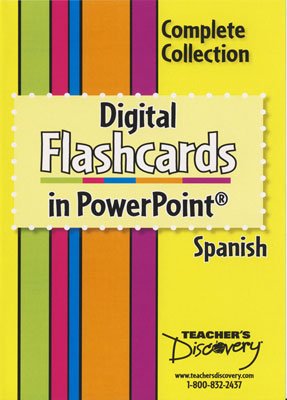 Complete Set of 5 Spanish Digital Flashcards in Powerpoint