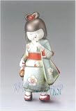 0223　春だより　西頭哲邸（二代哲三郎）　作　童物　博多人形