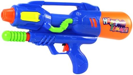 Summer Blaster '002 Single Nozzle Pressurized Pump Action Water Gun, Super Blaster Soaker (Colors May Vary)