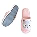 EURO SKY Black Cat Antiskid Waterproof Indoor Slippers Household shoes